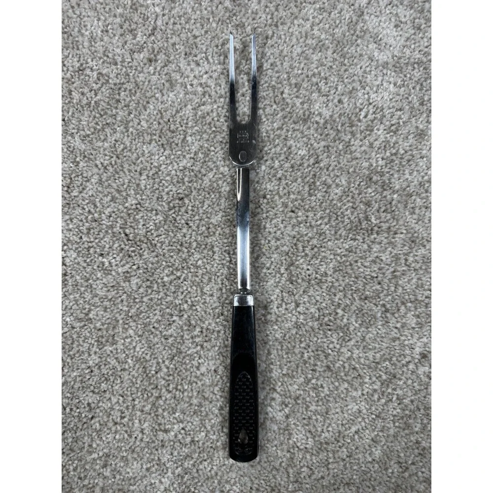 VINTAGE‎ EKCO Meat Fork Vintage Gadget RETRO Serving Fork Stainless Steel 1960s